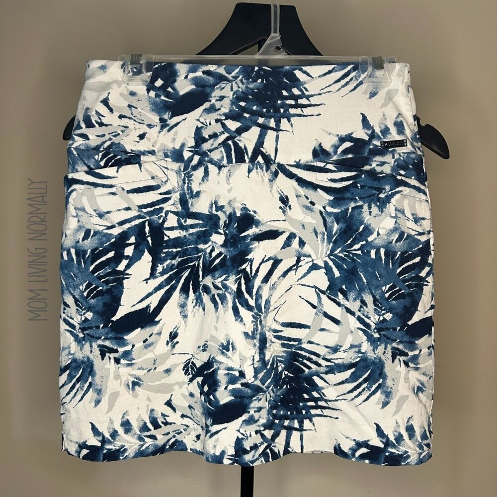 S.C.&CO. Blue and White Skort